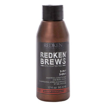 Load image into Gallery viewer, Redken Brews 3-in-1 Shampoo, Conditioner &amp; Body Wash For Men
