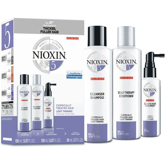 Nioxin System Trial Kit 5, Cleanser, Scalp Therapy, Scalp Treatment