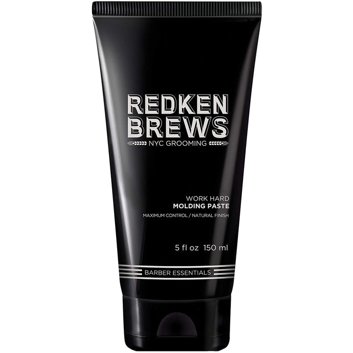 Redken Brews Work Hard Molding Paste - Styling Paste For Men 5 fl.oz