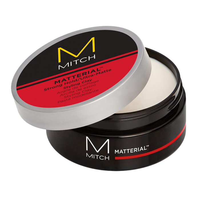 John Paul Mitchell Systems Matterial Strong Hold - Ultra Matte Styling Clay 3oz